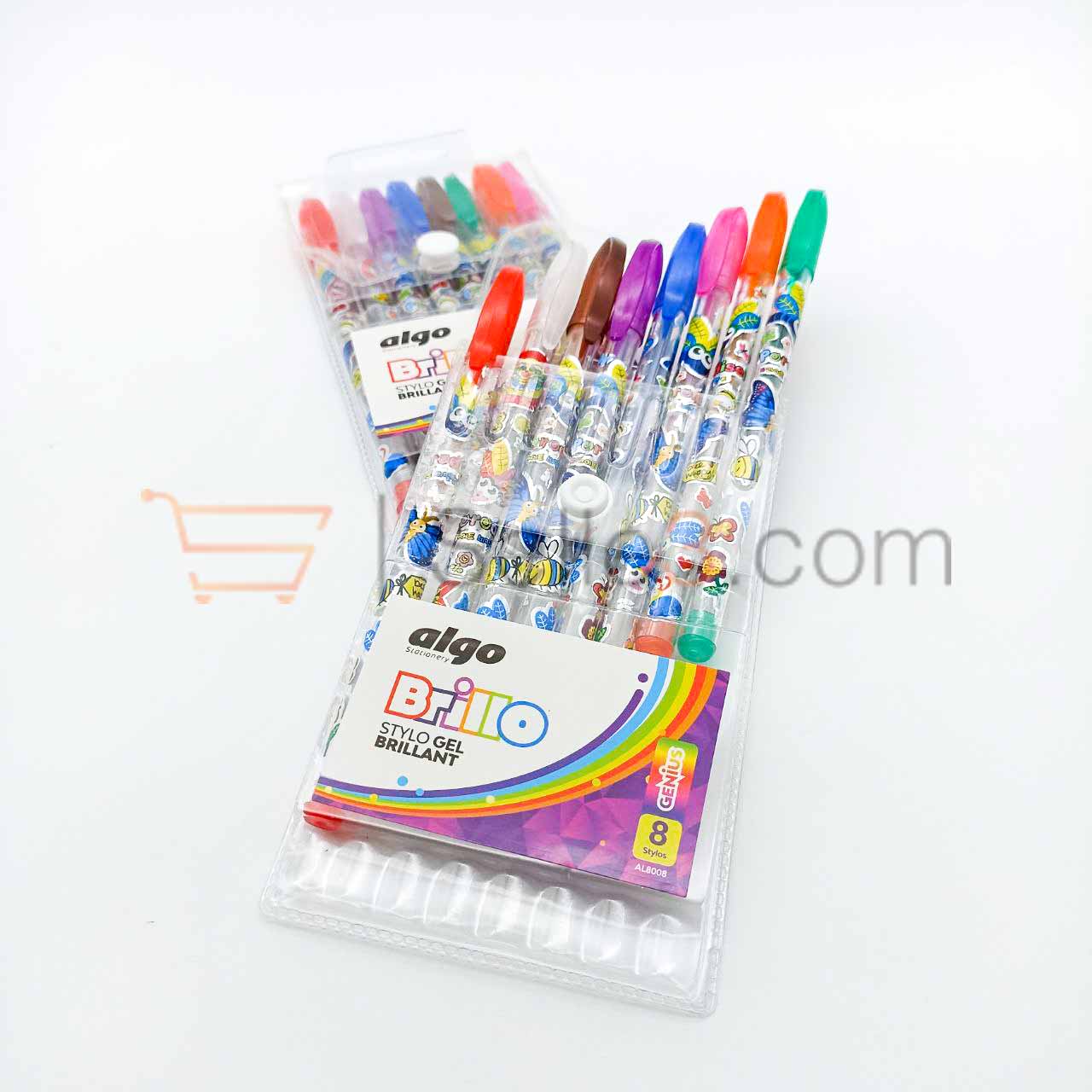 Stylo gel algo 8008 8 pcs