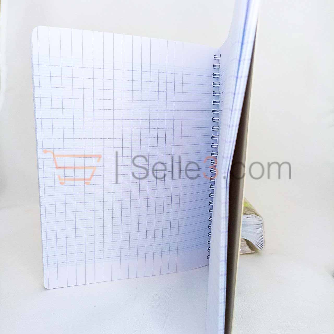 Cahier 192 Pages Ressort Carton 