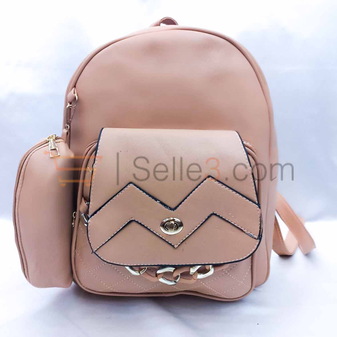 محفظة جلد cartable cuir sac a dos