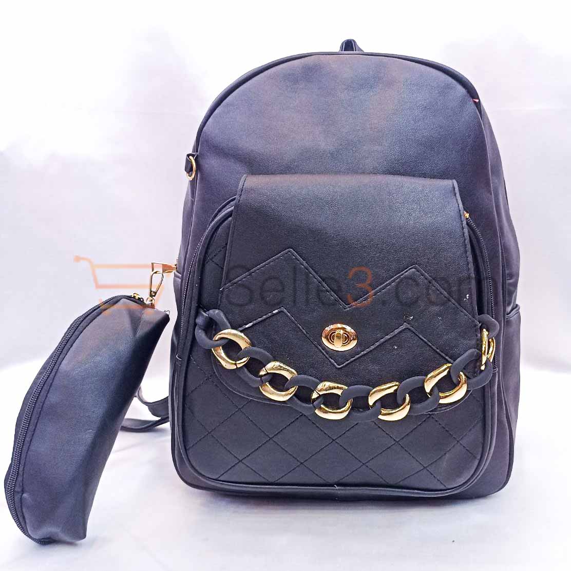 محفظة جلد cartable cuir sac a dos