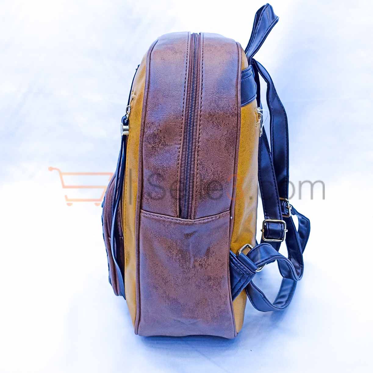 محفظة جلد cartable cuir sac a dos