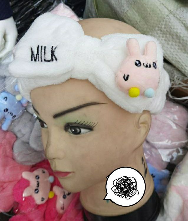 Serre-tete Sur-tete Headband MILK  