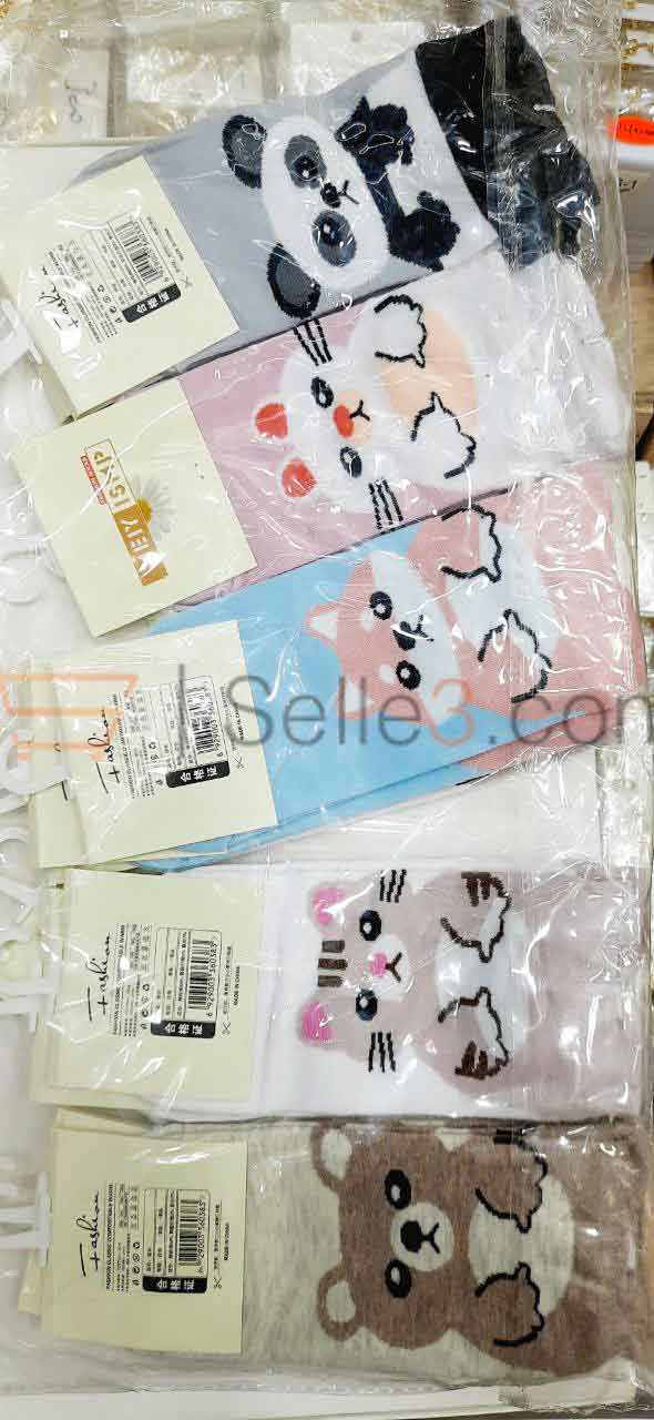 Socks panda ours chat femmes