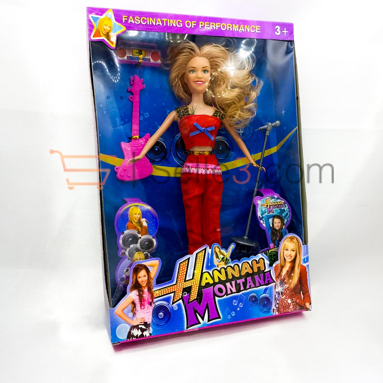 10 × دمية بلاستيكية هانا مونتانا مع بدلتين Poupee Plastique Hannah Montana Doll