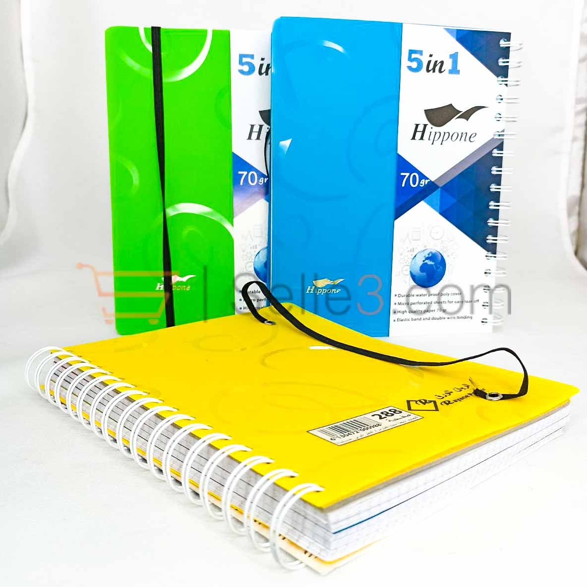 Notebook 288 Pages 5 in 1