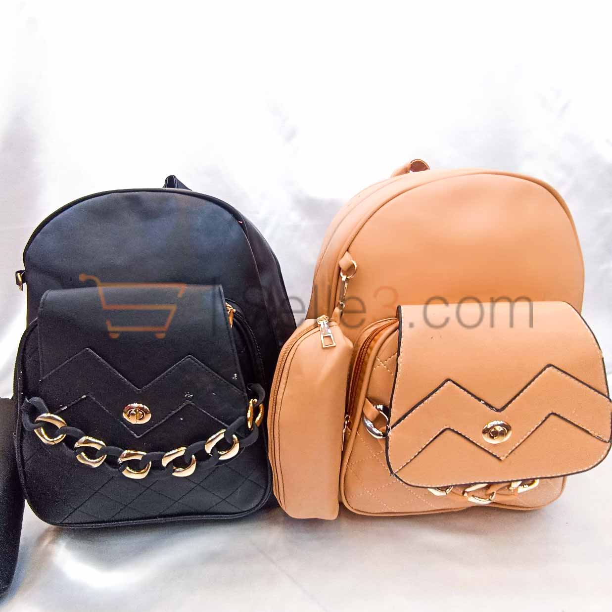 محفظة جلد cartable cuir sac a dos