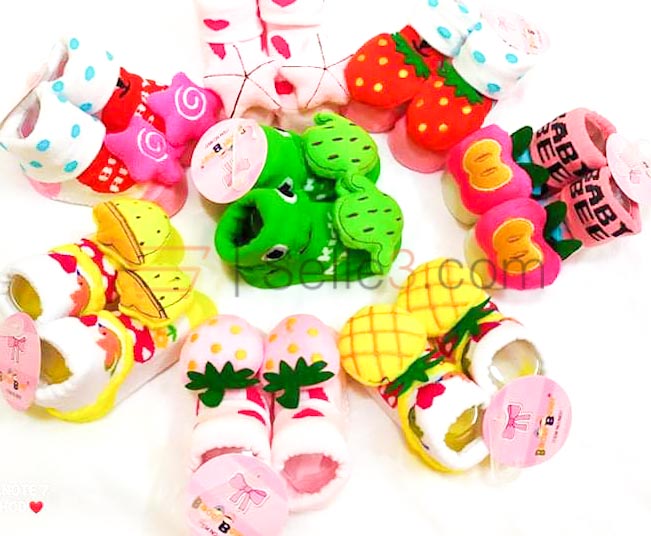 Socks chaussettes bebe fruits