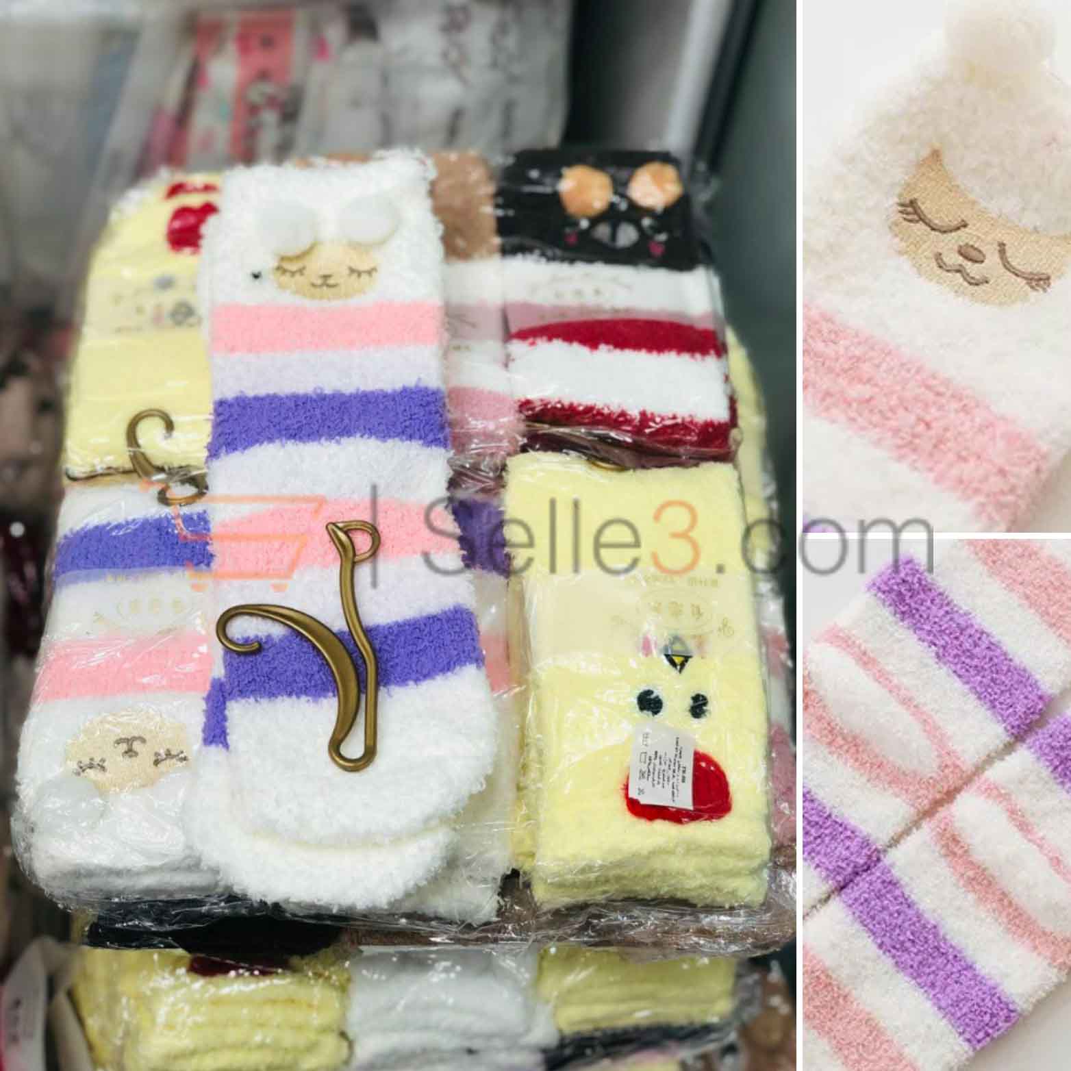 Chaussettes cute longues railleurs épaises 